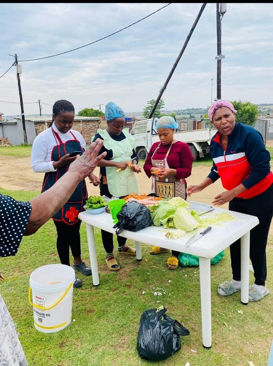 Rivoni Foundation community food kitchen in Olievenhoutbosch, Gauteng