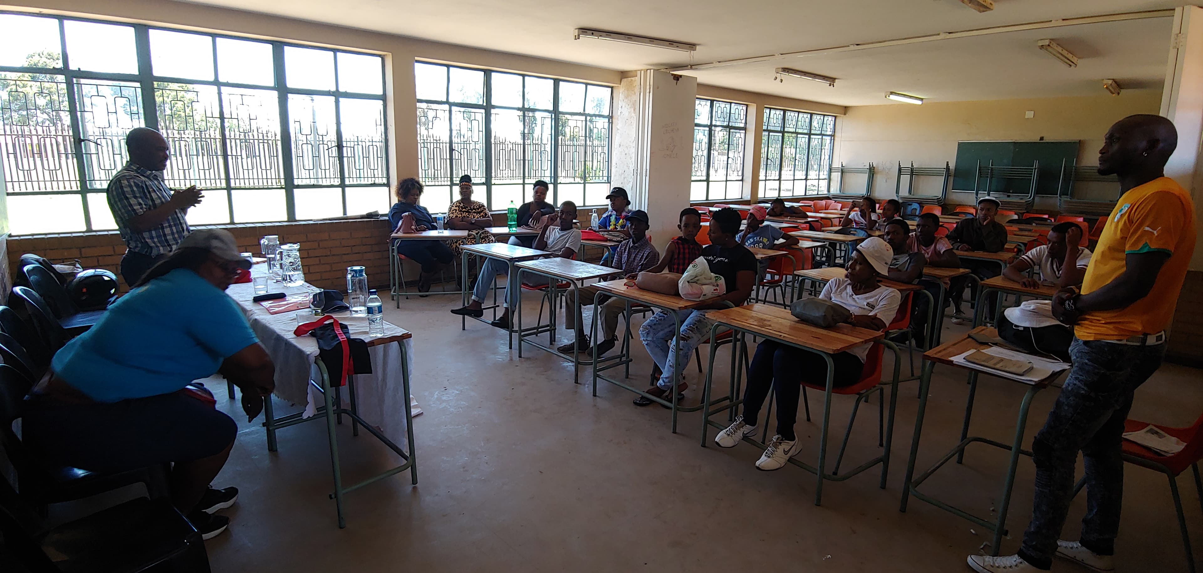 Youth participants in dynamic hands-on community leadership workshop