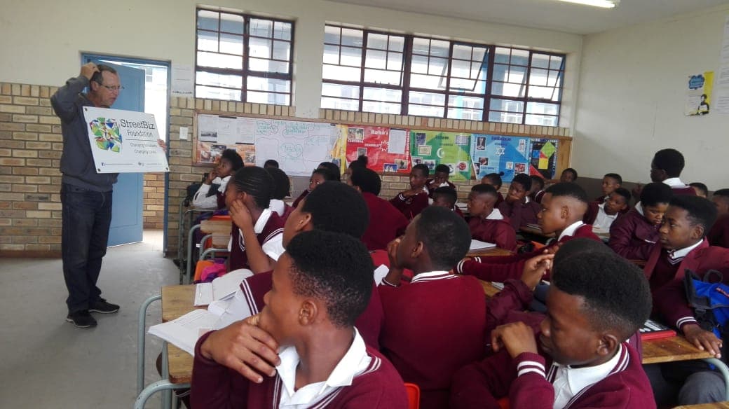 Long Walk 2018 / 2028 engagement with youth at Knysna school across township communities